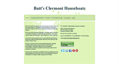 Desktop Screenshot of buttsclermonthouseboat.com